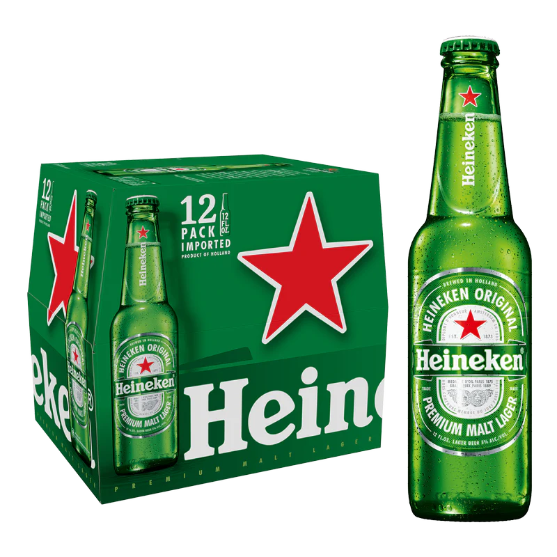 Heineken 12pk 12oz Btl 5.0% ABV