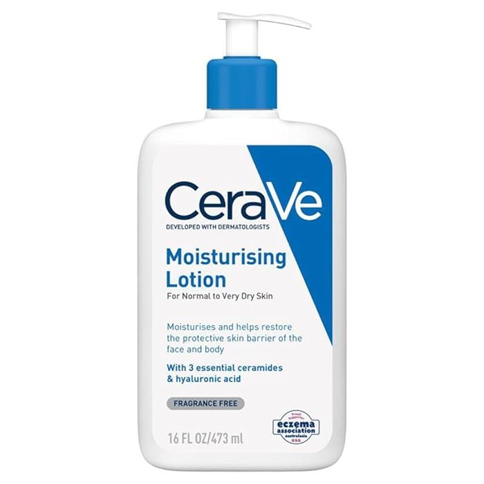 CeraVeMoisturising Lotion For Dry To Very Dry Skin 473 Ml With Hyaluronic Acid And 3 Essential Ceramides
