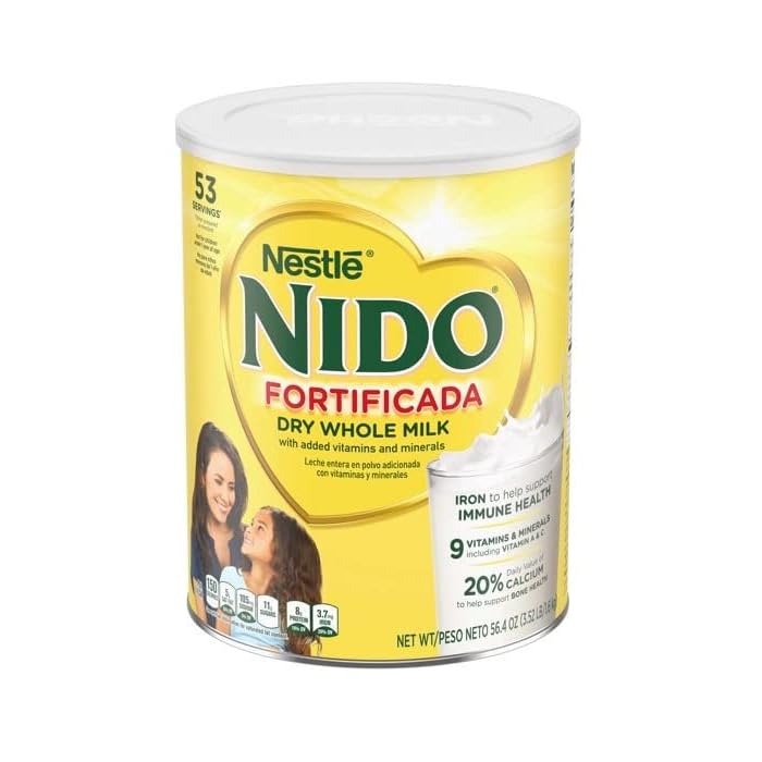 Fortificada Dry Whole Powder Milk - 1 Can - 56.4 OZ /1.6 KG
