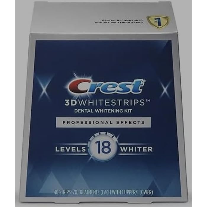 Crest3D No Slip Whitestrips Professional Effects Teeth Whitening Kit 20 ea