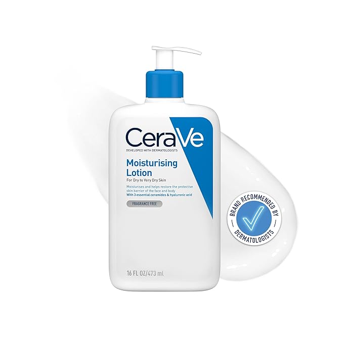CeraVe Moisturising Lotion with Hyaluronic Acid and 3 Essential Ceramides for Dry to Very Dry Skin 473ml