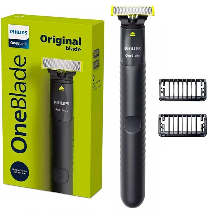 PHILIPS OneBlade QP1424/10 Trimmer and Scraper Shaver with 2 Combs - Bivolt