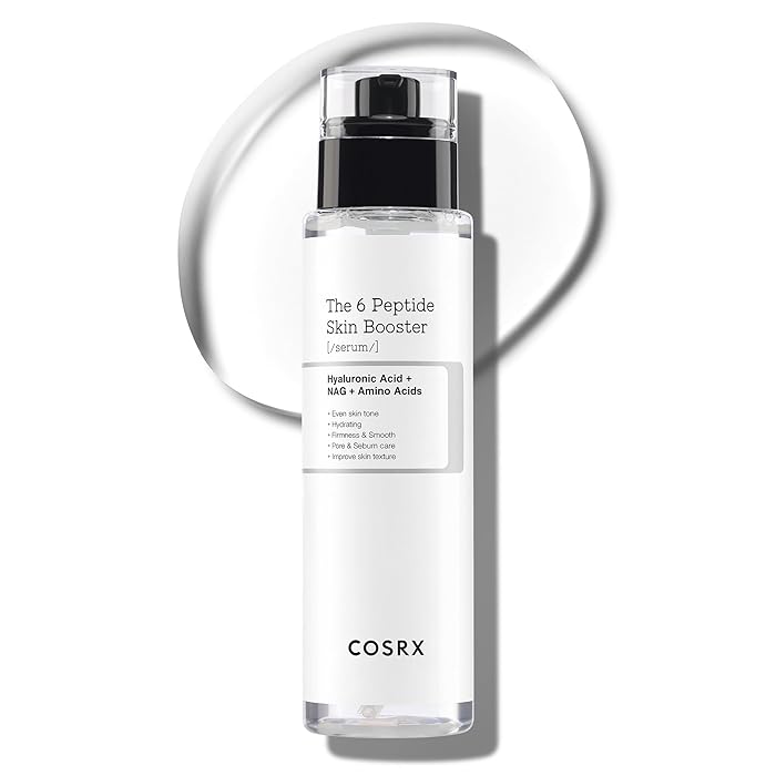 COSRX 6X Peptide Collagen Booster Toner Serum, Niacinamide & Hyaluronic Acid Skin Renewal Boosting Facial Essence for All Skin Types, Korean Skin Care, Paraben Free, 150mL/5.07 Fl.Oz