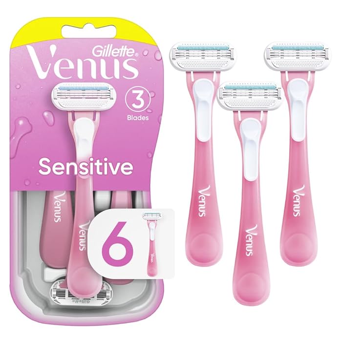 Gillette Venus Sensitive Skin Disposable Women's Razor 6 Count