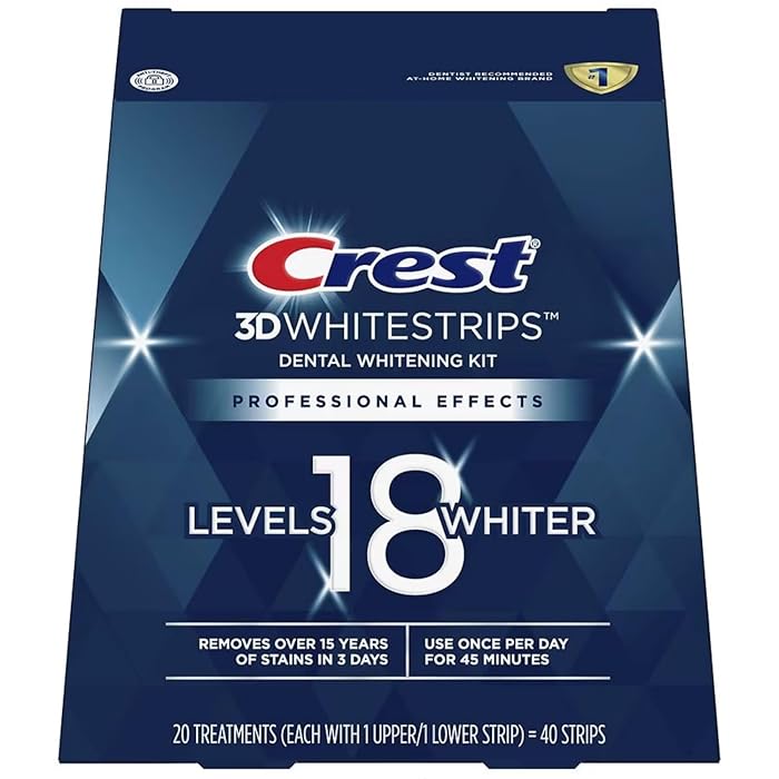 Crest3D White Whitestrips Professional Effects, 40 count