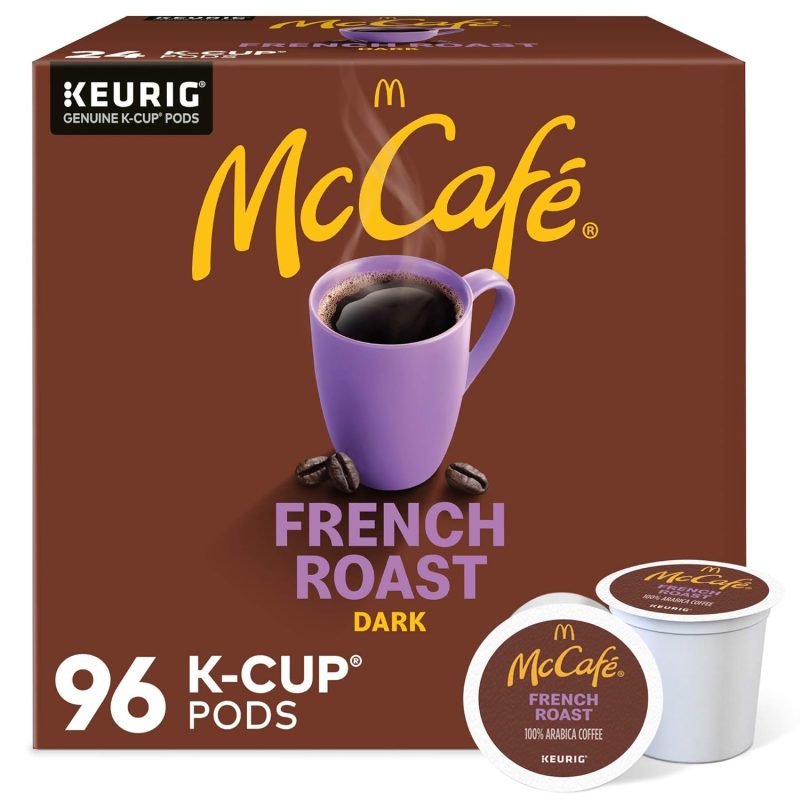 McCafe French Roast, Single Serve Coffee Keurig K-Cup Pods, Dark Roast, 96 Count