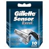 Gillette Sensor Excel Razor Blades for Men Pack of 10 Blades