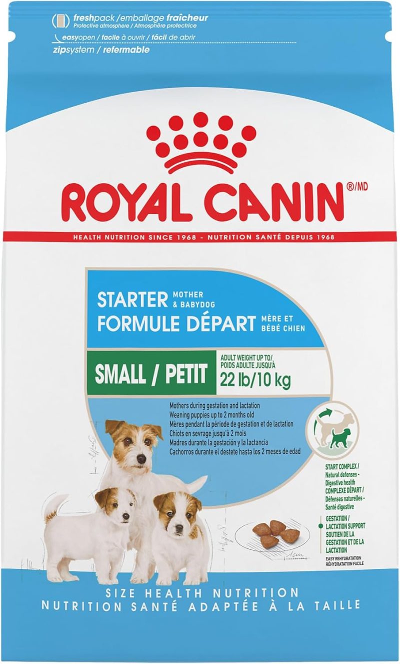 Royal Canin Size Health Nutrition Small Starter Mother & Babydog Dry Dog Food, 2 lb bag