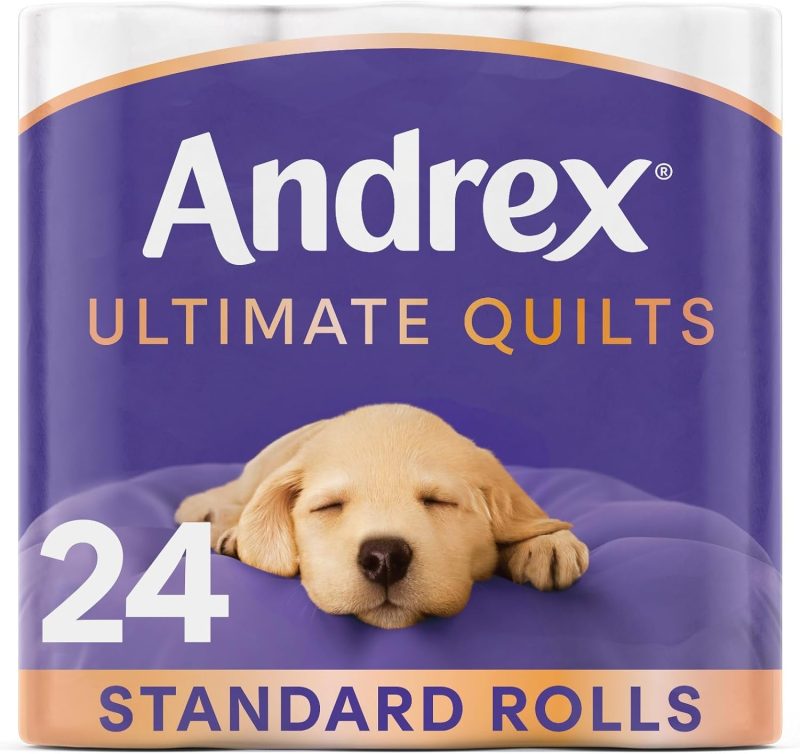 Andrex Ultimate Quilts Toilet Tissue 24 Standard Toilet Rolls