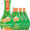 Gain Powerblast Dish Spray, Dish Soap, Original Scent Bundle, 1 Spray (16oz) + 3 Refills (16oz each)