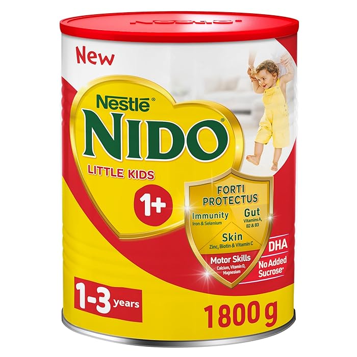 Nido NESTLE One Plus growing up formula for toddlers 1 3 years 1800g tin, Red