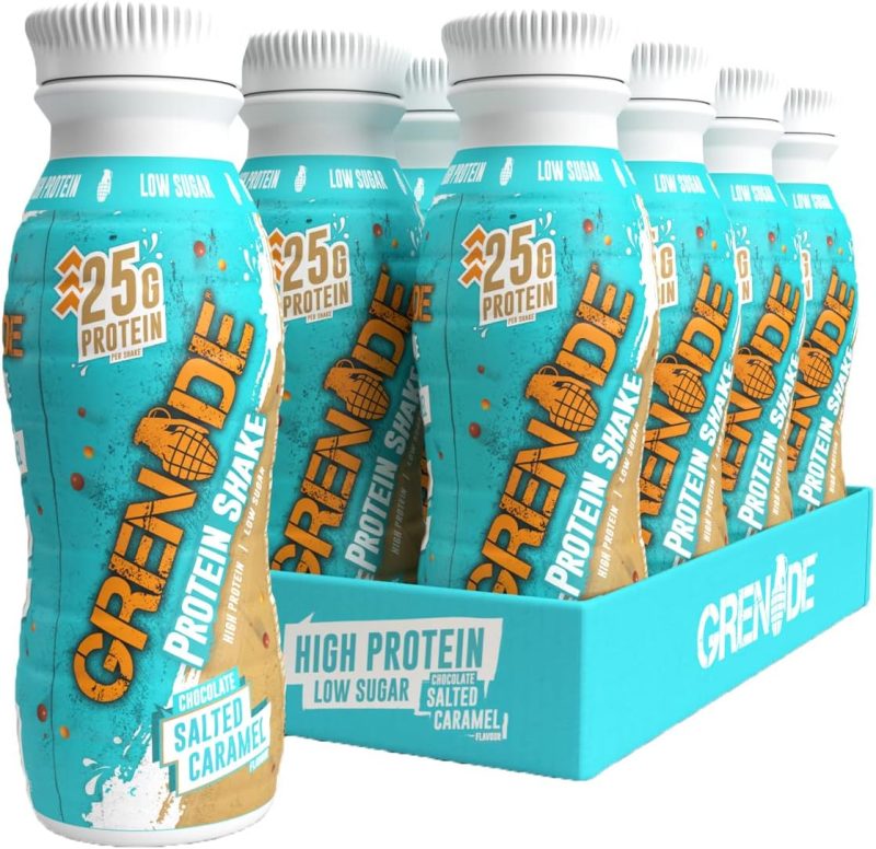 Grenade High Protein Shake, 8 x 330 ml - Chocolate Salted Caramel