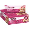 Quest Nutrition White Chocolate Raspberry Protein Bars, High Protein, Low Carb, Gluten Free, Keto Friendly, 12 Count (Packof 1)