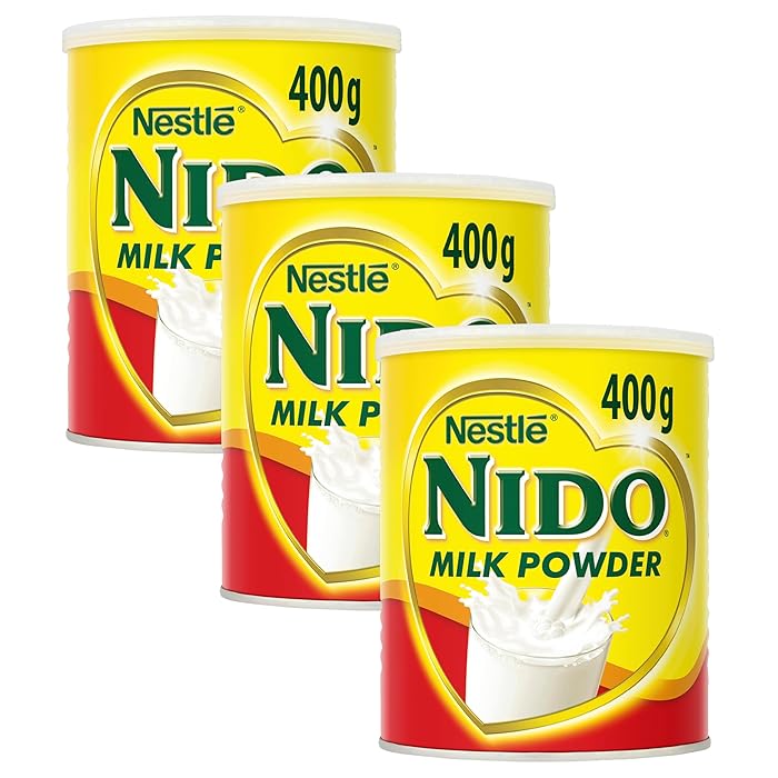 Nido Instant Full Cream Milk Powder 400g Tin (Pack of 3)