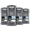 DOVE MEN + CAREAntiperspirant Deodorant 72-hour anti-stain Protection Invisible Deodorant For Men, 2.7 Ounce (Pack of 4)