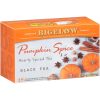 Bigelow Tea Pumpkin Spice Black Tea, Caffeinated Tea with Pumpkin Pie Flavor, Holiday and Christmas Tea, 18 Count Box (Pack of 6), 108 Tea Bags Total