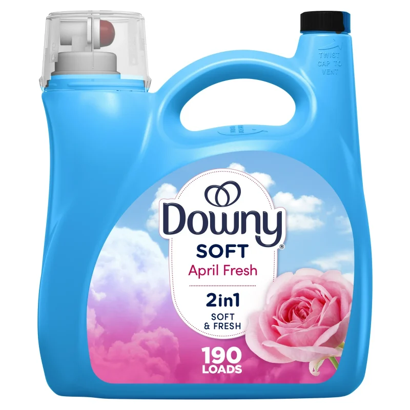 Downy Fabric Softener Liquid, April Fresh Scent, 140 fl oz, 190 Loads