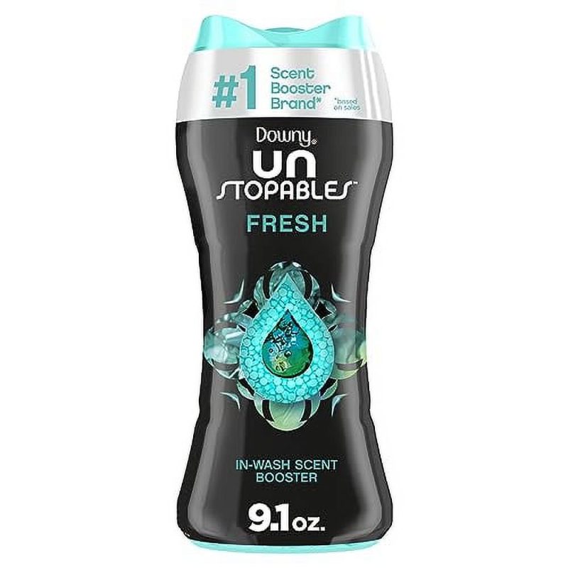Downy Unstopables Beads, Fresh, 9.1 oz (4 Pack)