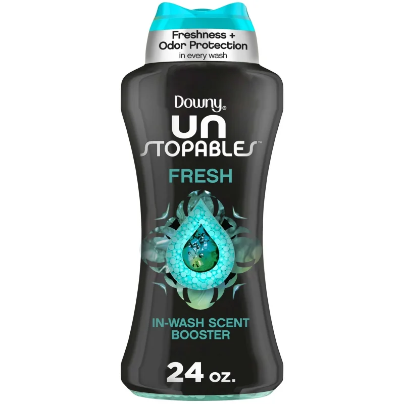 Downy Unstopables In-Wash Scent Booster Laundry Beads, Fresh Scent, 24 oz