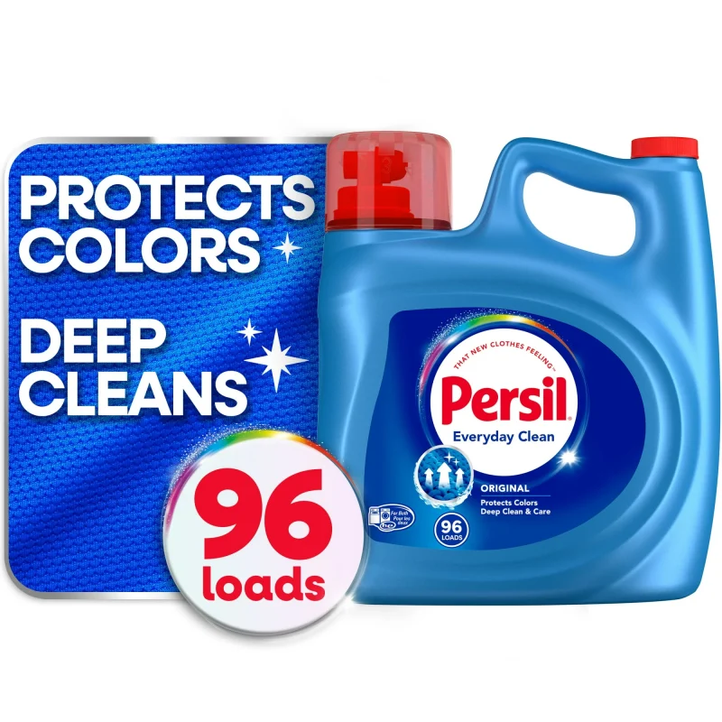 Persil Original Everyday Clean Liquid Laundry Detergent, 150 Fluid Ounces, 96 Loads