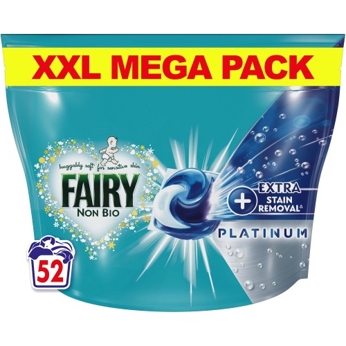 Fairy Non Bio Platinum Pods 52 Washes