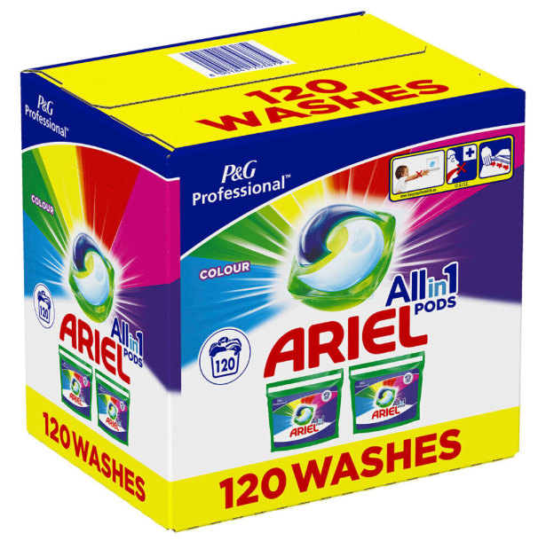 Ariel All in One Colour Pods 120 Washes