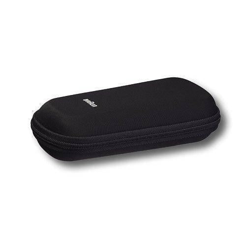 Braun 67030721 Shaver Softcase - Protective Storage, Zipper Closure - Black