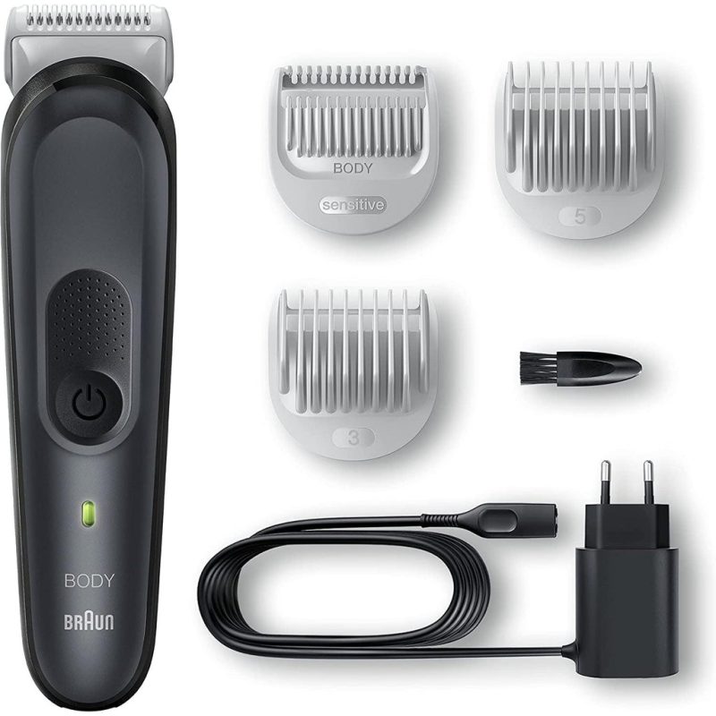 Braun Body Groomer 3 BG3350, Manscaping Tool for Men, with SkinShield Technology