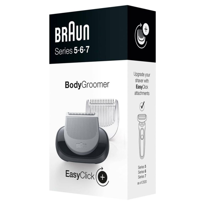 Braun EasyClick Body Groomer Attachment for Braun Series 5, 6, 7 Electric Shaver - 2020 Models Only