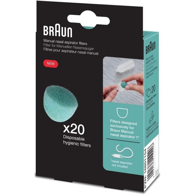Braun Manual Nasal Aspirator 1 Filters BNF020EU