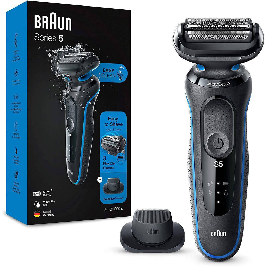 Braun Men's Series 5 50-B1200s Wet and Dry Shaver w/ Precision Trimmer - Blue