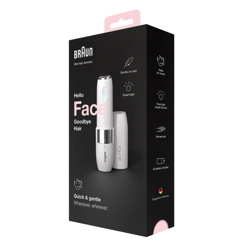 Braun Mini Hair Remover FS1000 with Smartlight - Quick and Easy Use - White