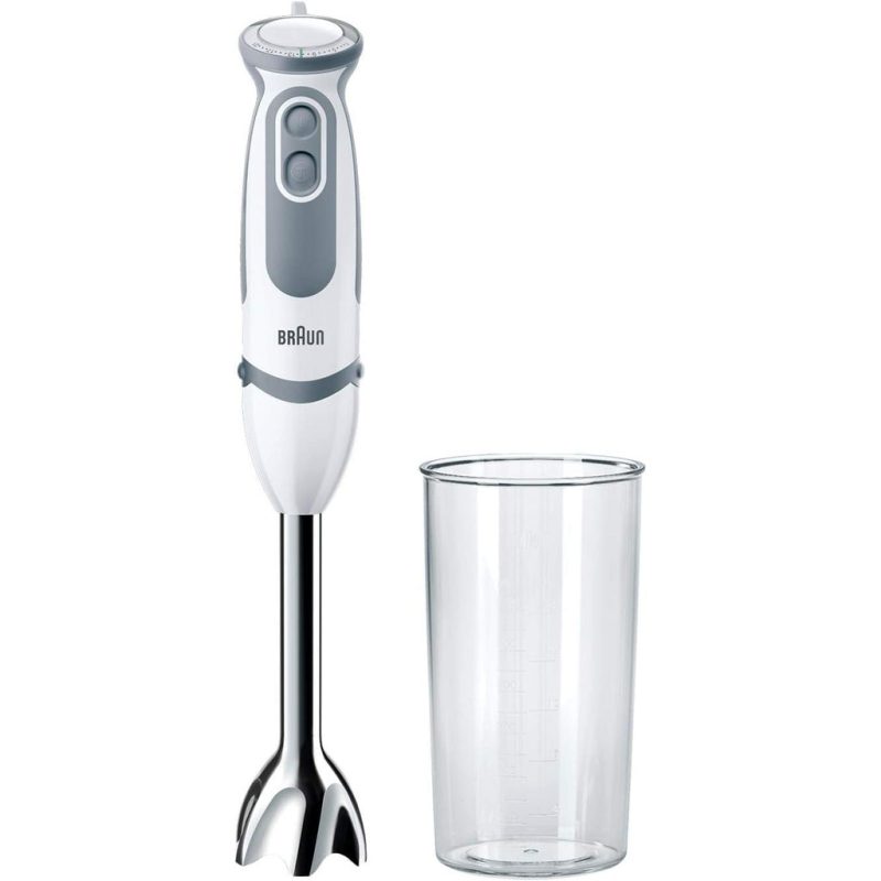 Braun Multi Quick MQ5200 Hand Blender 1000W , 21 Speeds - White/Grey
