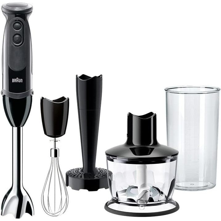 Braun MultiQuick 5 MQ5237 Hand Blender 4 IN 1 Black 1000W with 21 Speeds