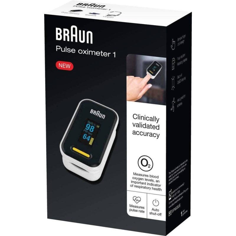 Braun Pulse Oximeter for Adults and Children 12+, with Clinically Validated Accuracy