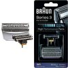 Braun Replacement Foil and Cutter - 31S, Fits Series 3, Contour, Flex XP- 5000 Series Only - Silver