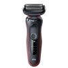Braun Series 5 50-R1000s Wet and Dry Foil Shaver - Black & Red