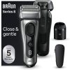 Braun Series 8 Electric Shaver for Men, 4+1 Wet & Dry Electric Razor 8567cc, Silver