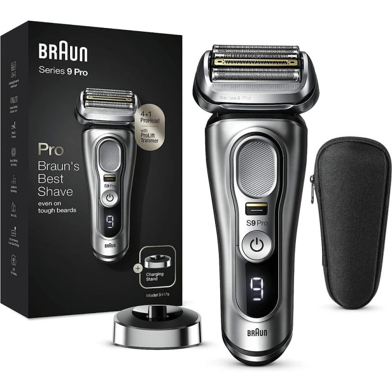 Braun Series 9 Pro+ 9417s Electric Shaver - Wet & Dry