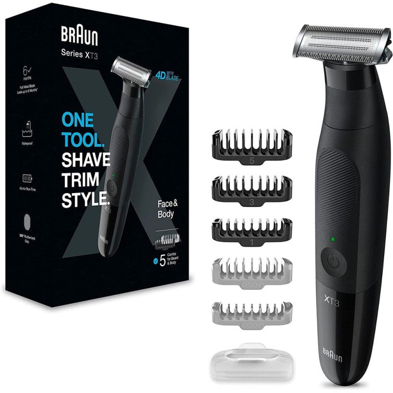 Braun Series X Beard Trimmer, Electric Shaver, One Blade, XT3100