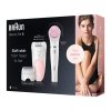 Braun Silk-épil Beauty Set 5 5/875 Wet and Dry Epilator w/ 3 Extras - Pink/White
