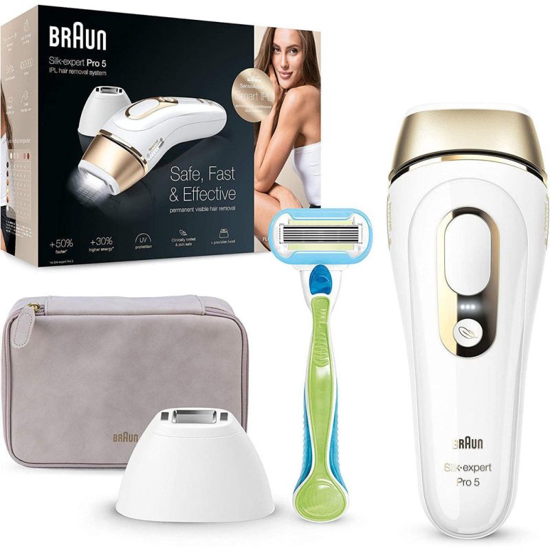 Braun Women's Silk-Expert Pro 5 PL5124 IPL w/ 3 Extras - Permanent Hair Removal