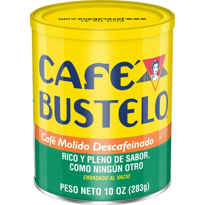 Cafe Bustelo, Decaffeinated Medium-Dark Roast Ground Coffee, 10 oz. Can