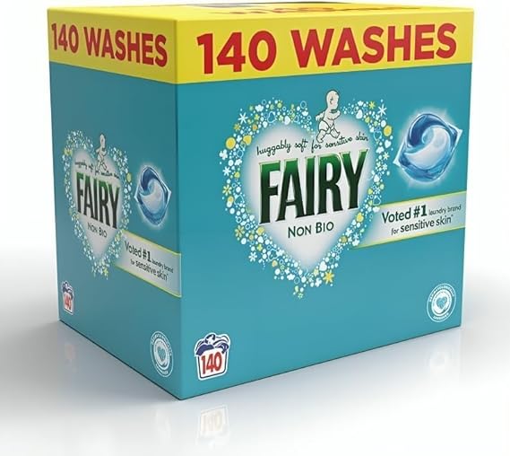 Fairy Non Bio Pods, 140 Washes, Laundry Detergent, Washing Liquid Tablets/Capsules – By Shop 4 Less