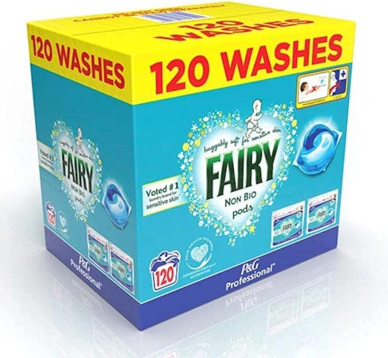 Fairy Non Bio Pods Washing Liquid Capsules 120 Washes