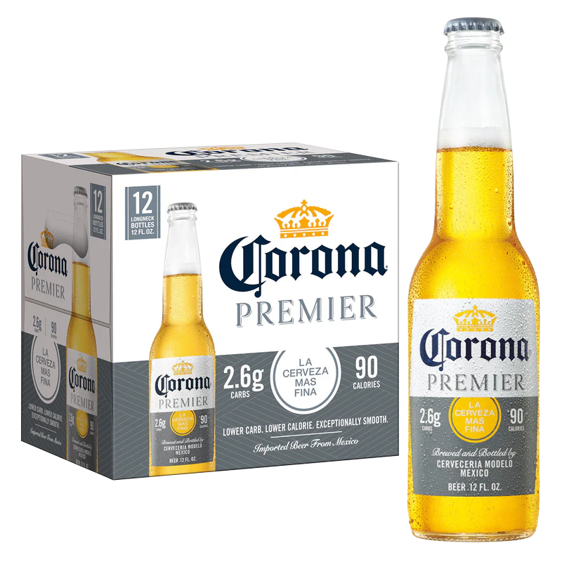 Corona Premier 12pk 12oz Btl 4.0% ABV