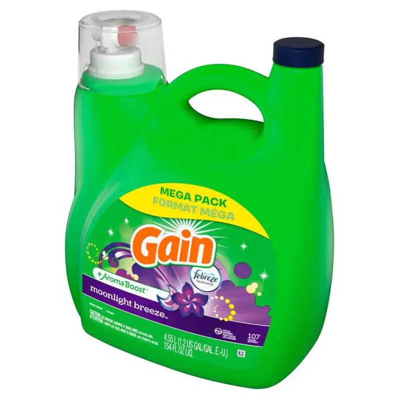 Gain + Aroma Boost Moonlight Breeze Laundry Detergent - 154 fl oz
