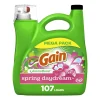 Gain Liquid Laundry Detergent, Spring Daydream Scent, 107 Loads, 154 fl oz
