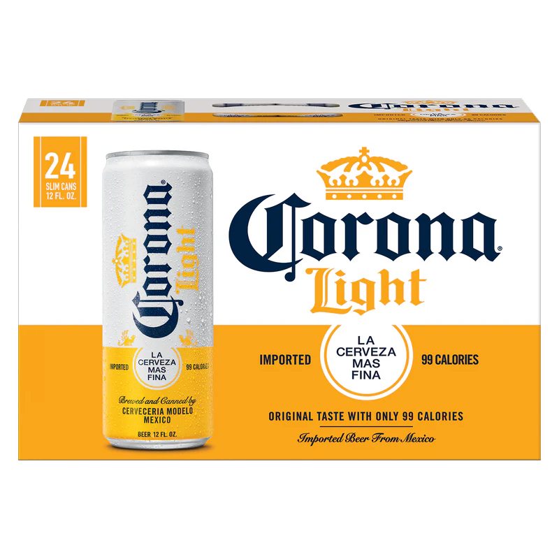 Corona Light 24pk 12oz Can 4% ABV