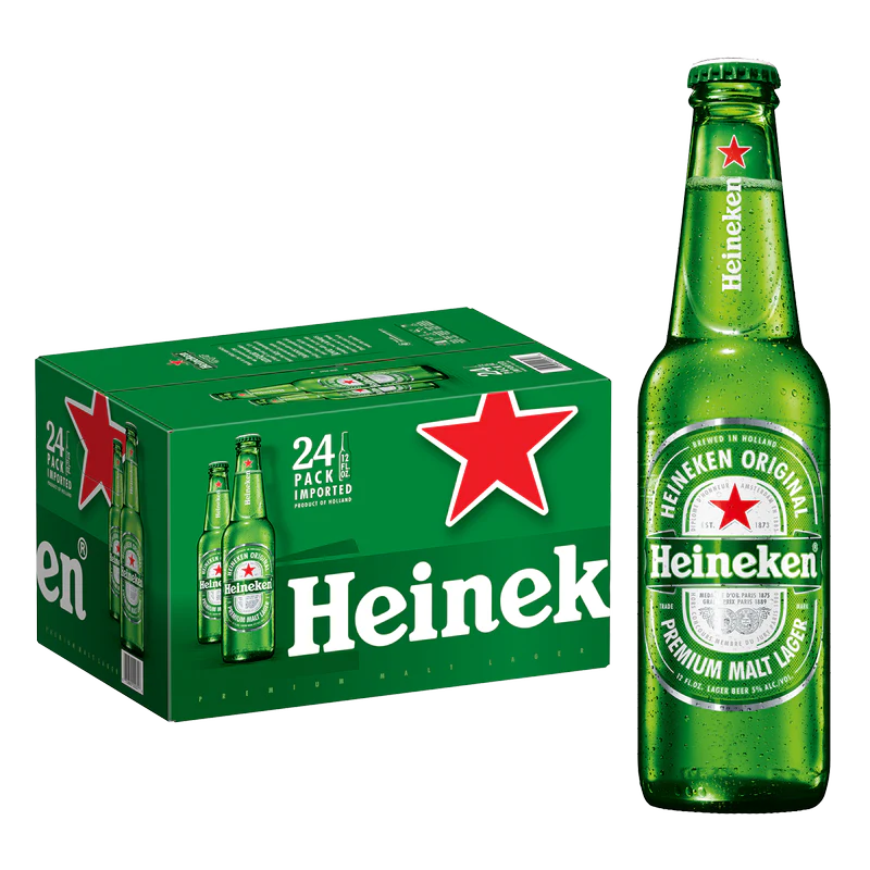 Heineken 24pk 12oz Btl 5.0% ABV